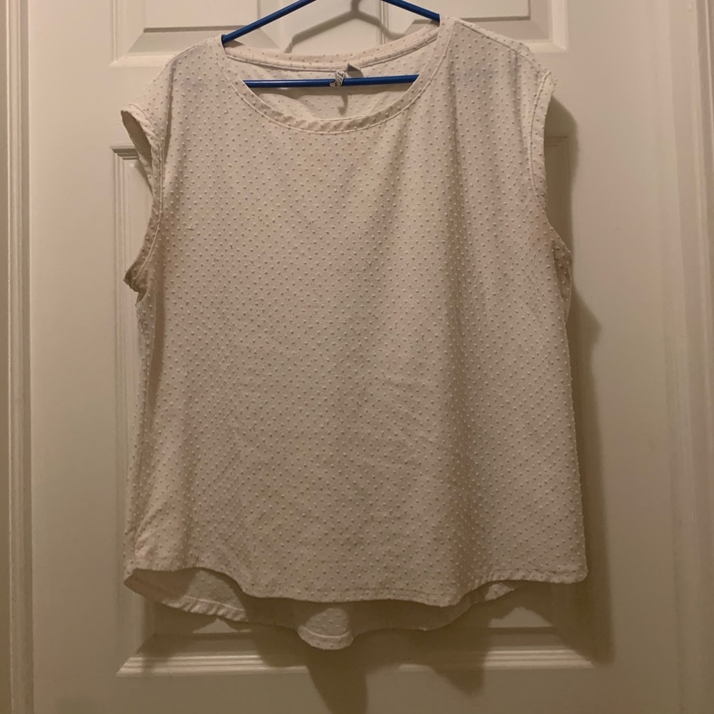 Elle white blouse size XL